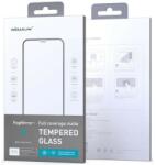 Apple iPhone 14 Pro Max, Kijelzővédő fólia, ütésálló fólia (az íves részre is! ), Tempered Glass (edzett üveg), Full Glue, Matt, Nillkin, Fog Mirror, fekete