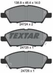 TEXTAR set placute frana, frana disc TEXTAR 2472401 - automobilus