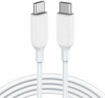 Anker Cablu Incarcare & Date USB-C la USB-C Anker PowerLine III - Power Delivery White / 1.8 m (A8853H21)