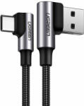 UGREEN Cablu Incarcare & Date USB la USB-C curbat 90° Ugreen - 18W, QC 3.0, Adaptive Fast Charging, 3A 1.5 (60783)