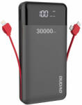 Dudao Baterie Externa Dudao K1Max 30000 mAh - Cabluri Integrate, USB-C, Micro-USB, Lightning (K1Max-black)