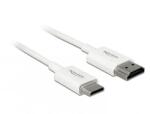 Delock Cablu HDMI la mini HDMI-C T-T 3D 4K 0.5m Slim Premium Alb, Delock (Delock-85141)