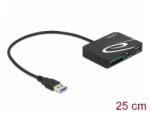 Delock Cititor de carduri USB 3.2 Gen1-A la XQD/SD/Micro SD + USB-A, Delock (Delock 91756)