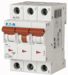 Eaton 263417 PL7-D4/3 Kismegszakító. 3P, 4A, D karakterisztika, 10kA (263417)