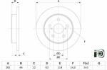 Bosch Disc frana BOSCH 0 986 479 E91 (0 986 479 E91) - automobilus