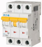 Eaton 263423 PL7-D25/3 Kismegszakító. 3P, 25A, D karakterisztika, 10kA (263423)