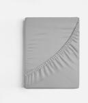 idealisotthon Jersey gumis lepedő, világosszürke, 100x200 cm (TM-BS-FS-100-200-LGY)