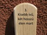 Mátra 100 cm-es tölgy kerítéselem 3. profil natúr