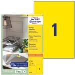 AVERY Etikett AVERY 3473 210x297 mm sárga univerzális 100 címke/doboz 100 ív/doboz - papiriroszerplaza