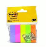 Post-it Oldaljelölő 3M Post-it LP670/5 papír neon 5 szín - papiriroszerplaza