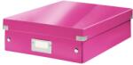 LEITZ Tároló doboz LEITZ Click&Store rendszerező M méret rózsaszín