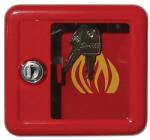Strauss Metal Kulcsszekrény vészkulcs tartó STRAUSS 11, 8x2, 5x12, 7cm piros