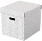ESSELTE Tárolódoboz ESSELTE Home kocka alakú fehér 3db/csomag
