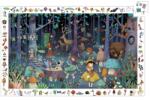 DJECO Megfigyelő puzzle - Elvarázsolt erdő 100 db-os (DJ07504)