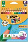 BIC Színes ceruza BIC Kids Evolution háromszögletű környezetbarát 12 db/készlet - papiriroszerplaza