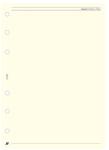 SATURNUS Gyűrűs kalendárium betét SATURNUS L325 sima jegyzetlap sárga lapos - papiriroszerplaza