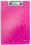 LEITZ Felírótábla LEITZ Wow A/4 kemény műanyag fedeles rózsaszín - papiriroszerplaza