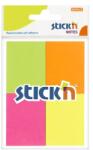 STICK N Öntapadó jegyzettömb STICK`N 38x51mm neon mix 4x50 lap - papiriroszerplaza