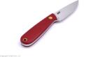 BRISA Necker 70-Red micarta 12C27 Flat Sheath Multicarry 70 BRS-004-9819-1548 (BRS-004-9819-1548)