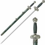 Cold Steel Jade Lion Gim Sword 30" Damascus Blade 88RLG (88RLG)