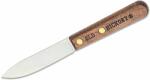 ONTARIO Old Hickory Bird and Trout Knife 3.375" Carbon Steel Blade, Leather Sheath ON7027 (ON7027)
