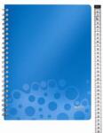 Leitz Caiet de birou Leitz Bebop, A4, matematica, 80 file, albastru - Pret/buc (SL020202)