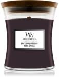 WoodWick Spiced Blackberry ароматна свещ с дървен фитил 275 гр