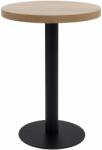 vidaXL Masă de bistro, maro deschis, 60 cm, MDF (286421)