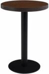 vidaXL Masă de bistro, maro închis, 60 cm, MDF (286422)