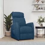 vidaXL Fotoliu cu ridicare, albastru, material textil (3098107)