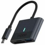 Rapoo Cititor de carduri inteligente Rapoo UCR-3001, USB-C, Negru