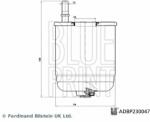 BLUE PRINT filtru combustibil BLUE PRINT ADBP230047 (ADBP230047) - automobilus