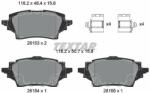 TEXTAR set placute frana, frana disc TEXTAR Q+ 2615301 (2615301)