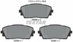 TEXTAR set placute frana, frana disc TEXTAR Q+ 2536501 (2536501)