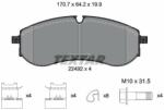 TEXTAR set placute frana, frana disc TEXTAR Q+ 2249201 (2249201)