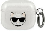 Karl Lagerfeld Apple Airpods 3 Glitter Choupette (KLA3UCHGS) tok, ezüst - tok-store
