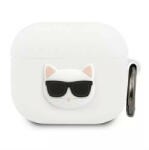 Karl Lagerfeld Apple Airpods 3 Silicone Choupette (KLACA3SILCHWH) tok, fehér
