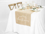 PartyDeco Decorațiune de Crăciun pentru masă - iuta 50x250cm Fata de masa