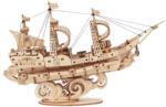 Robotime Puzzle 3D Sailing Ship, Lemn, 118 piese (TG305)