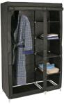 HI Șifonier, negru, 110x46x178 cm, material textil (435299) - comfy Garderoba