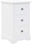 vidaXL Noptieră, MDF și lemn de pin, 35 x 32 x 59 cm (245756) - vidaxl