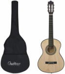 vidaXL 1/2-es klasszikus gitár kezdőknek és gyereknek tokkal 34" 3055602