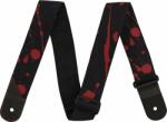Jackson Splatter Strap Negru/Roșu Curea de chitară (<![CDATA[2992562001]]>)