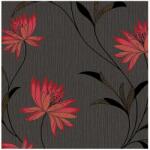 SN Deco Tapet SN Deco 957202 dimensiune 1000x53 cm model Floral culoare negru, rosu