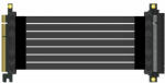 Akasa Riser Black X2 Mark IV, Premium PCIe 4.0 x16 Riser-Kabel, 20 cm - fekete, egyenes (AK-CBPE03-20B)