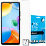 XPRO képernyővédő fólia - Clear - 1db, törlőkendővel, A képernyő sík részét védi! - Xiaomi Redmi 10C