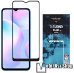 MyScreen Xiaomi Redmi 9A, Redmi 9AT, Redmi 9C, Redmi 9C NFC, MYSCREEN üvegfólia, Full cover, 0, 33mm, 9H, Full glue, Fekete