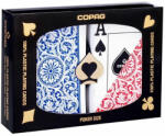 Copag COPAG 100% plasztik póker kártya, 2 Jumbo index, dupla csomag (piros/kék)