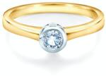 SAVICKI Inel de logodnă SAVICKI: aur bicolor, cu diamant - savicki - 3 690,00 RON