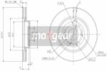 MAXGEAR Disc frana MAXGEAR 19-2301 (19-2301) - automobilus